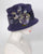 03978GWV Gwen, velour finished felt, eggplant