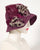 0403ADV Andrea, velour finished felt, plum