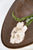 0409PRPL Platter, Paglina braid, brown with tea