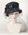 0423KYV Kelly, velour finished felt, black