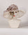 0525GCSP Grace, sisal crown/sinamay brim, taupe