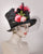 05p13 Kelly, sisal straw, black with pinks