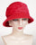 0645KNV Karen, velour, fire engine red