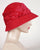0645KNV Karen, velour, fire engine red