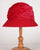 0645KNV Karen, velour, fire engine red