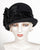 0656MLV Milly, velour, black