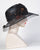 0744DRSP Darren, sisal crown/sinamay brim, black with copper