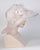 0756GCSP Grace, sisal crown/sinamay brim,  white/pale rose