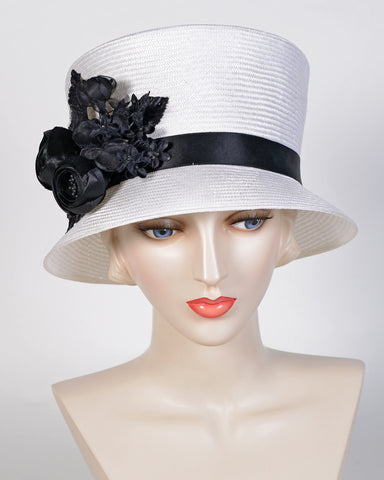 0789GWSI Gwen, sisal, white with black