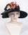 0823ELV Elizabeth, velour, black with multi