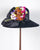 0823ELV Elizabeth, velour, black with multi