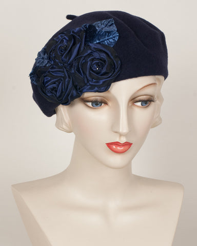 1154SBF Small Beret, navy