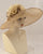 0930NWSP Newport, Parisisal crown/sinamay brim, tea/leopard