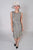 VC0790  60's Ruche Lurex Dress