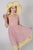 VC0793  Jill Stuart designer resale dusty pink dress