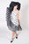 VC0797  60's Jack Bryan designed by Dupuis, white & black Polka-dot dress