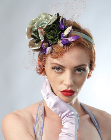 HB2181 Headband, forest/purple